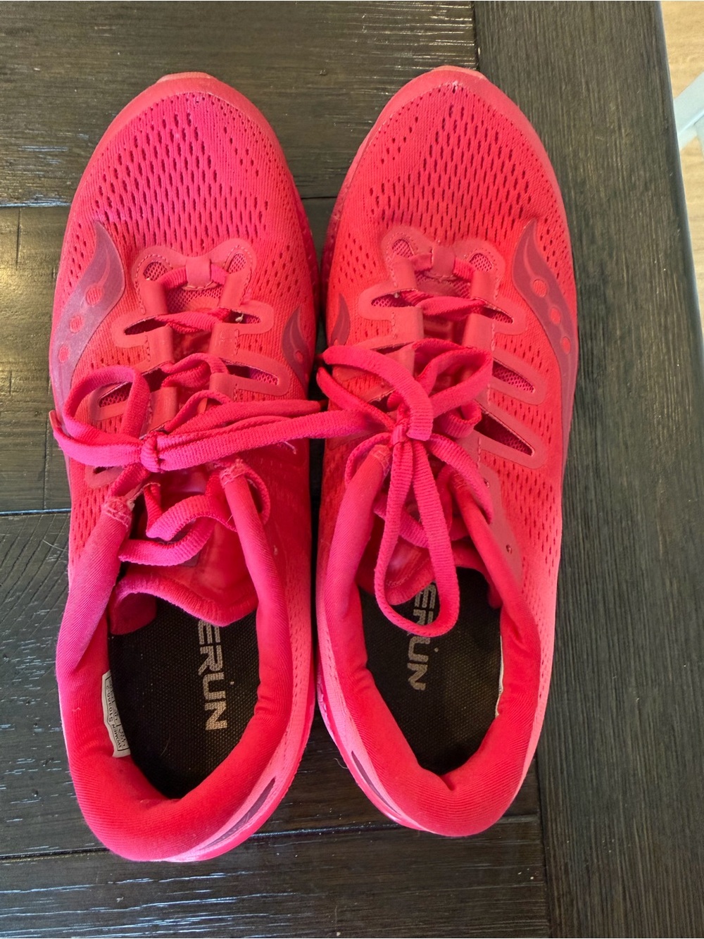 Saucony Women's Hot Pink Running Shoes - Neon Pink Trainer - Picture 6 of 6